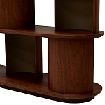 Стеллаж Zacharie Brown Wood Rack варинант исполнения - 5 | Loft Concept в Нижнем Новгороде