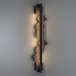 Бра вертикальное с черными кругами и квадратами Gravyura варинант исполнения - 6 | Loft Concept в Нижнем Новгороде