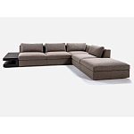 4-х местный Угловой модульный диван Zartаrn с приставным деревянным столиком варинант исполнения - 2 | Loft Concept в Нижнем Новгороде