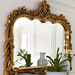 Зеркало настенное в ажурной раме в стиле барокко Ornate Ornaments варинант исполнения - 1 | Loft Concept в Нижнем Новгороде