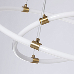 Люстра подвесная с двумя пересекающимися белыми светодиоидными кольцами Luke Lampco Tracer Lamp варинант исполнения - 4 | Loft Concept в Нижнем Новгороде