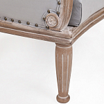 Кресло низкое с мягкой обивкой из велюра на 4-х деревянных ножках Emile Armchair grey варинант исполнения - 4 | Loft Concept в Нижнем Новгороде