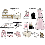 Megan Hess Paris: Through a Fashion Eye варинант исполнения - 3 | Loft Concept в Нижнем Новгороде