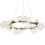 Дизайнерская кольцевая люстра с гирляндой внутри стеклянных плафонов Iona Garland Chandelier 12 варинант исполнения - 1 | Loft Concept в Нижнем Новгороде