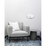 Бра овальной формы белого цвета с 2-мя лампами Lunar Pebbles варинант исполнения - 8 | Loft Concept в Нижнем Новгороде