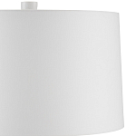 Настольная лампа с корпусом в форме вазы и белым абажуром Lots of Strokes варинант исполнения - 2 | Loft Concept в Нижнем Новгороде