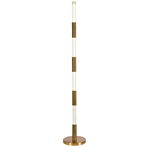 Торшер латунь Dew Drops Tube Brass One Floor Lamp