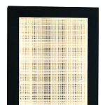 Светодиодное прямоугольное бра из металла черного цвета Lattice Lux варинант исполнения - 2 | Loft Concept в Нижнем Новгороде