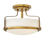 Потолочный светильник с круглым матовым белым плафоном Hinkley варинант исполнения - 5 | Loft Concept в Нижнем Новгороде