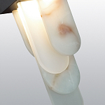 Подвесной светильник с белыми вертикальными элементами Alabaster Totem варинант исполнения - 5 | Loft Concept в Нижнем Новгороде