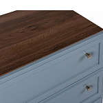 Комод серый из массива бука с 3-мя ящиками Wenge Light варинант исполнения - 2 | Loft Concept в Нижнем Новгороде