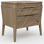 Тумба прикроватная из массива дуба с 2-мя ящиками Tasteful Furniture варинант исполнения - 1 | Loft Concept в Нижнем Новгороде