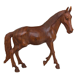 Статуэтка из дерева суар дикая лошадь Wild Horses варинант исполнения - 4 | Loft Concept в Нижнем Новгороде