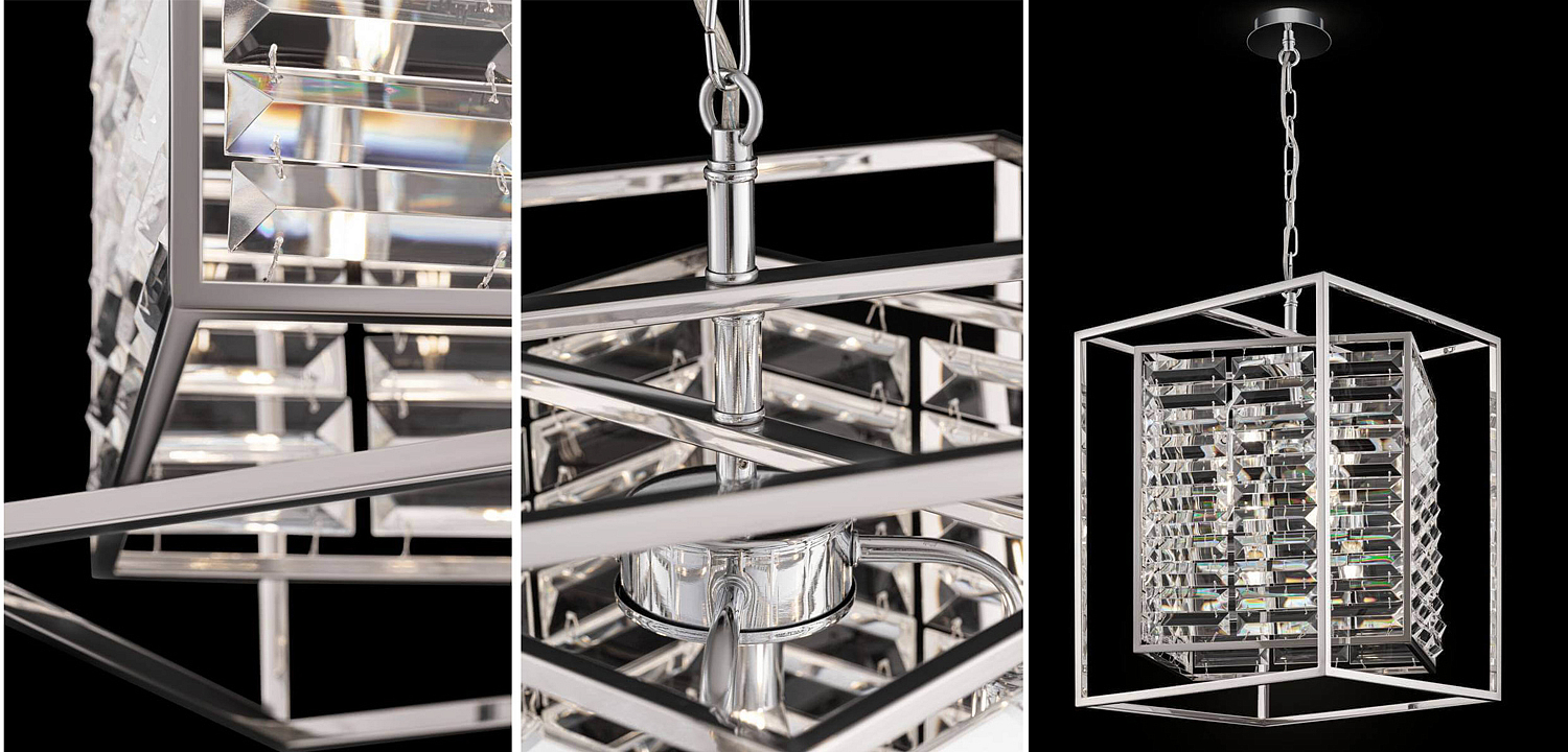 Люстра Algernon Light Chandelier chrome Люстра Algernon Light Chandelier chrome - Loft-Concept в Нижнем Новгороде