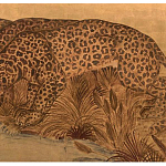 Картина с изображением Леопардов Leopards by stream варинант исполнения - 2 | Loft Concept в Нижнем Новгороде