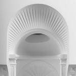 Встраиваемый в стену гипсовый светильник под покраску с арками и рельефными колоннами Antiquity Athena варинант исполнения - 6 | Loft Concept в Нижнем Новгороде