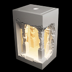 Встраиваемый в стену гипсовый светильник под покраску с колоннами и арками в античном стиле Antiquity Athena варинант исполнения - 3 | Loft Concept в Нижнем Новгороде