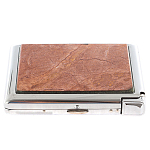 Портсигар на 20 сигарет с газовой зажигалкой из натурального камня Яшма Stone Cigarettes Cases варинант исполнения - 1 | Loft Concept в Нижнем Новгороде