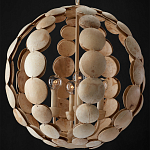 Люстра в форме шара с декором из круглых декоративных элементов Texture Discs варинант исполнения - 3 | Loft Concept в Нижнем Новгороде