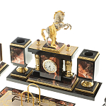 Настольный письменный набор из яшмы и долерита с декором в виде коня Manager Organizer варинант исполнения - 2 | Loft Concept в Нижнем Новгороде