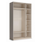 Шкаф трёхдверный с 2-мя зеркальными дверками Satin Furniture варинант исполнения - 4 | Loft Concept в Нижнем Новгороде