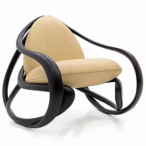 Кресло–качалка Move Mantellassi Черный лак