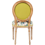 Стул из массива бука бежевый с изображением птиц и цветов Beige Green Chinoiserie Rose Garden Chair варинант исполнения - 2 | Loft Concept в Нижнем Новгороде