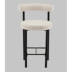 Стул полубарный Floreo букле молочный варинант исполнения - 4 | Loft Concept в Нижнем Новгороде