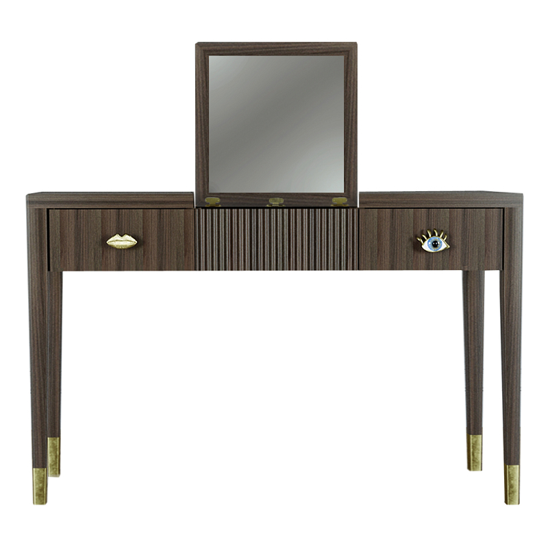 Туалетный стол - Трельяж Elsa Dreams Walnut 120 см Орех Туалетный стол - Трельяж Elsa Dreams Walnut 120 см Орех в Нижнем Новгороде | Loft Concept