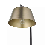 Торшер на изогнутом основании в сочетании черного и золотистого цвета Stable Base варинант исполнения - 3 | Loft Concept в Нижнем Новгороде