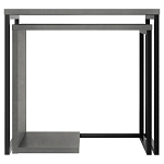 Комплект из 2-х приставных столов серого цвета из дерева ZIGOSH RETRO GREY варинант исполнения - 1 | Loft Concept в Нижнем Новгороде