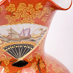 Ваза красного цвета с рисунком Chinoiserie Ceramics варинант исполнения - 2 | Loft Concept в Нижнем Новгороде