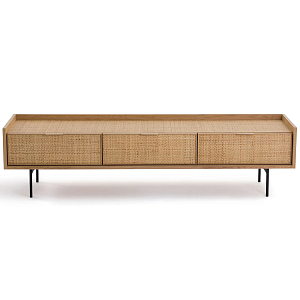 ТВ-тумба с плетеным декором Buckley Wicker TV Stand