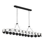 Люстра овальная с круглыми светодиодными источниками света Maxine Light варинант исполнения - 9 | Loft Concept в Нижнем Новгороде