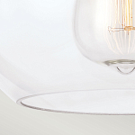 Потолочный светильник с шарообразным плафоном из прозрачного стекла Feiss варинант исполнения - 4 | Loft Concept в Нижнем Новгороде