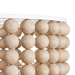 Люстра в форме цилиндра с вставками из деревянных бусин Wooden Beads варинант исполнения - 3 | Loft Concept в Нижнем Новгороде