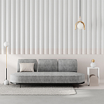 Стол приставной с овальными элементами бело-бежевого цвета NUN SIDE TABLE WHITE LIGHT MOCHA варинант исполнения - 2 | Loft Concept в Нижнем Новгороде