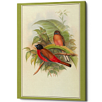 Постер на холсте с изображением птиц Blooming Birds Poster варинант исполнения - 7 | Loft Concept в Нижнем Новгороде