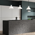 Подвесной светильник с белым стеклянным конусным плафоном Alora Mood варинант исполнения - 7 | Loft Concept в Нижнем Новгороде