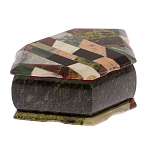 Шкатулка для украшений с мозаикой из натуральных камней Stone Casket варинант исполнения - 2 | Loft Concept в Нижнем Новгороде