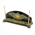 Настольный письменный набор из змеевика с гербом РФ Successful Leader варинант исполнения - 2 | Loft Concept в Нижнем Новгороде