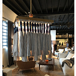 Люстра квадратная плетеная с бахромой Wicker Square Chandelier with Tassels варинант исполнения - 4 | Loft Concept в Нижнем Новгороде