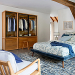 Двуспальная кровать с мягким изголовьем Daniel Bed варинант исполнения - 6 | Loft Concept в Нижнем Новгороде