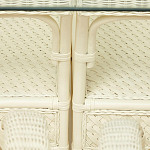 Комплект обеденный из ротанга Eloise grand white варинант исполнения - 14 | Loft Concept в Нижнем Новгороде