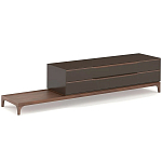 ТВ-тумба  из орехового дерева Marco Wooden TV Stand варинант исполнения - 4 | Loft Concept в Нижнем Новгороде