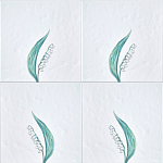 Плитка с узором Ландыш варинант исполнения - 1 | Loft Concept в Нижнем Новгороде