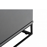 ТВ-тумба цвета графит с  2-мя дверцами и ящиком Strict Lines варинант исполнения - 5 | Loft Concept в Нижнем Новгороде