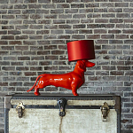 Настольная лампа COLLECTION OF DOGS с абажуром Такса варинант исполнения - 2 | Loft Concept в Нижнем Новгороде