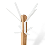 Вешалка с квадратным основанием и 4-мя белыми металлическими крючками Industrial Metal Rust варинант исполнения - 2 | Loft Concept в Нижнем Новгороде