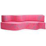 Дизайнерский модульный диван волнистой формы с цветным принтом Poltronova Superonda Sofa варинант исполнения - 1 | Loft Concept в Нижнем Новгороде